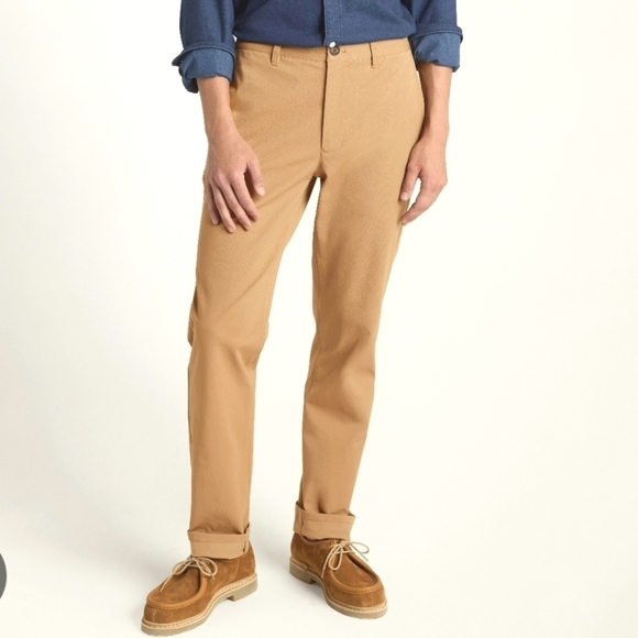 Bonobos Men's Khaki Straight Leg Pants - Picture 1 of 9